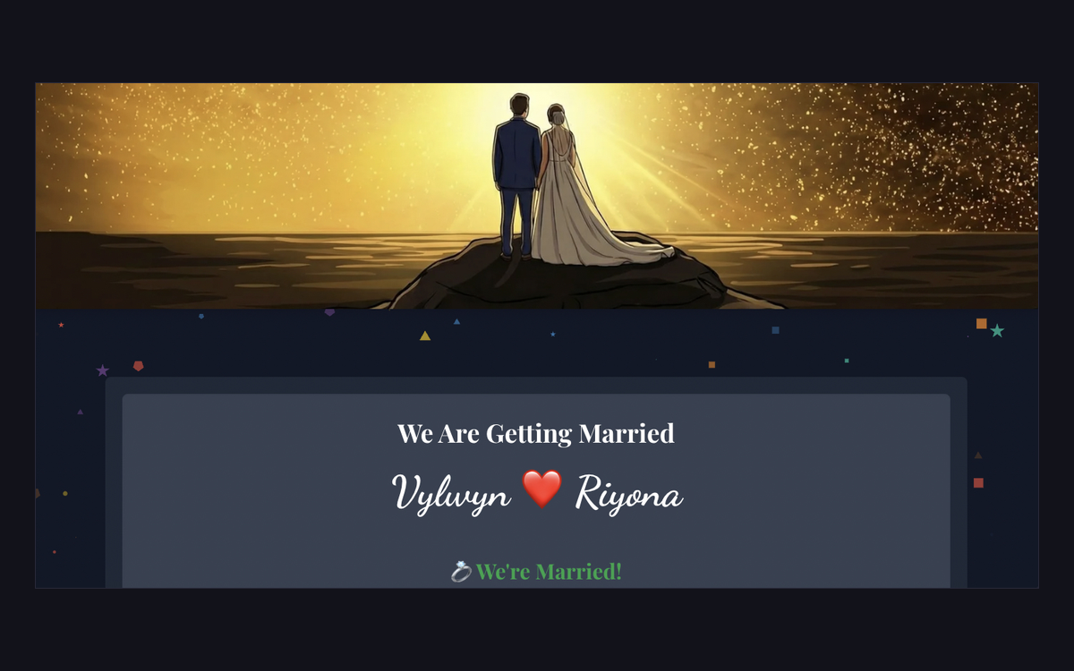 Screenshot of Interactive Wedding & Photo Booth Platform
